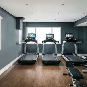 Well equipped fitness center at Nautilus Sonesta Miami Beach.