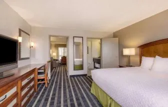 Day use room with living area at Embassy Suites By Hilton San Francisco Airport Waterfront.