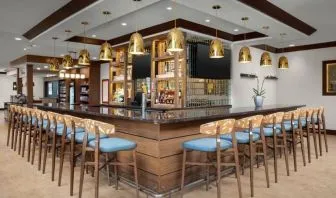 Hotel bar at Hilton Garden Inn Fort Worth Medical Center.