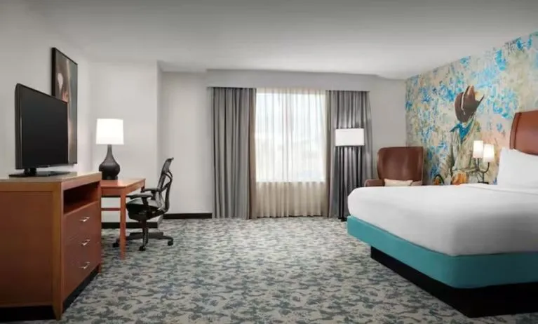 Spacious day use room with work desk at Hilton Garden Inn Fort Worth Medical Center.
