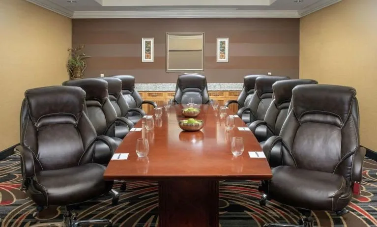 Professional meeting room at Embassy Suites By Hilton Birmingham.