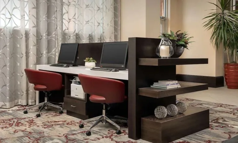 Business center available at Embassy Suites By Hilton Birmingham.