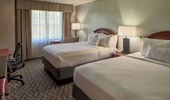 Day use twin room with work desk at Sonesta Atlanta Airport South.