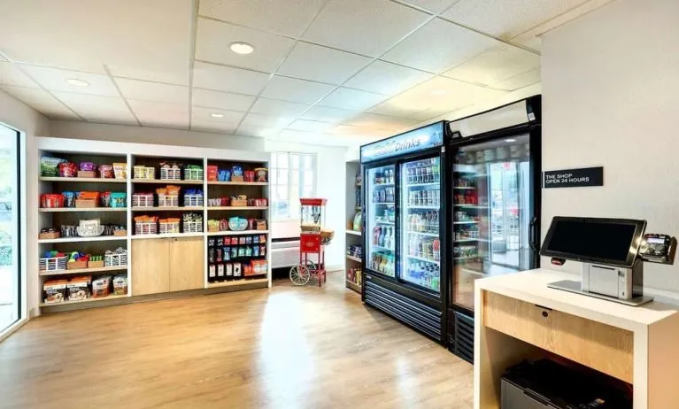 Convenience store at Sonesta Simply Suites Miami Airport Doral.