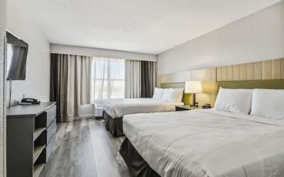 Day use twin room at Country Inn & Suites By Radisson, Chicago O'Hare South.