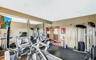 Fitness center at Quality Inn & Suites Liberty Lake - Spokane Valley.