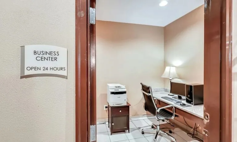Business center at Quality Inn & Suites Liberty Lake - Spokane Valley.