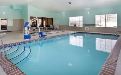 Indoor pool at Quality Inn & Suites Liberty Lake - Spokane Valley.