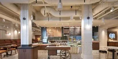 On-site restaurant at The Clift Royal Sonesta.