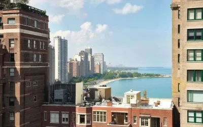 View from room at Sonesta ES Suites Chicago Downtown Magnificent Mile - Medical.