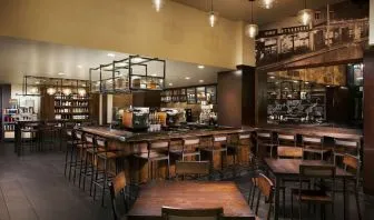 Coffee shop perfect for coworking at Hilton Rosemont/Chicago O'Hare.
