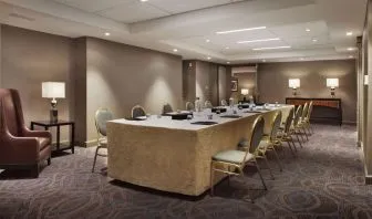 Spacious meeting room at Palmer House A Hilton Hotel.