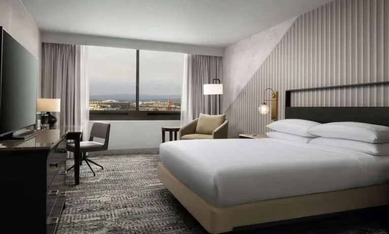 Day use room with work desk at Hotel Fera Anaheim, A DoubleTree By Hilton.
