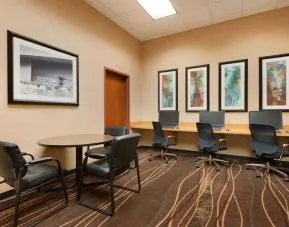 Business center at Embassy Suites By Hilton Nashville South Cool Springs.