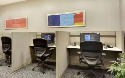 Business center available at New York Hilton Midtown.