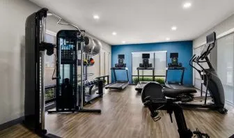 Fitness center at Hampton Inn & Suites Schererville.