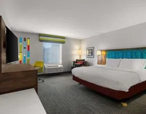 Spacious day use room with work desk at Hampton Inn & Suites Schererville.