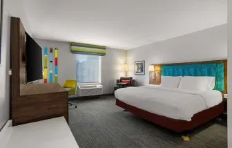 Spacious day use room with work desk at Hampton Inn & Suites Schererville.