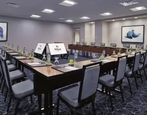 Spacious meeting room at Hilton Chicago.