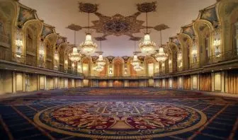 Breathtaking banquet hall at Hilton Chicago.