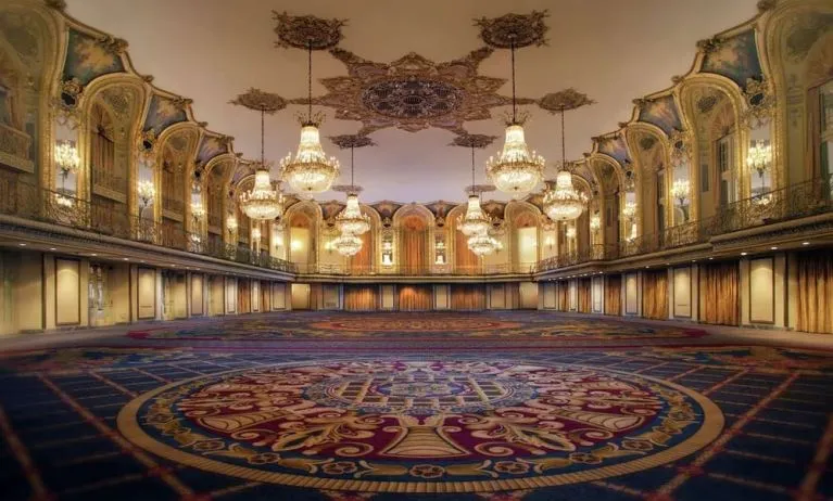 Breathtaking banquet hall at Hilton Chicago.