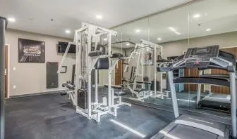 Fitness center at The Leo Collection, An Ascend Collection Hotel.
