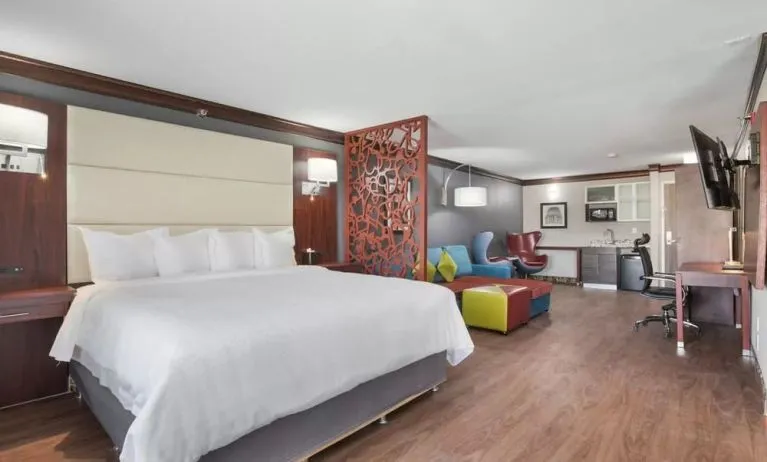 Day use room with living area at The Leo Collection, An Ascend Collection Hotel.