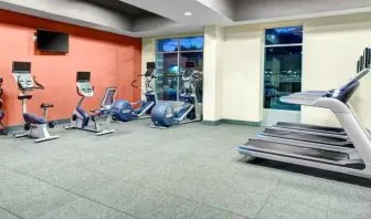Fitness center at Hampton Inn & Suites By Hilton Atlanta Perimeter Dunwoody.