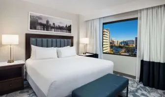 Day use room with natural light at Doubletree By Hilton Houston Medical Center Hotel & Suites.
