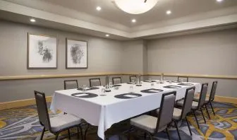 Professional meeting room at New York Hilton Midtown.