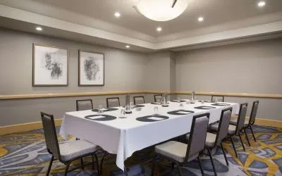 Professional meeting room at New York Hilton Midtown.