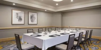 Professional meeting room at New York Hilton Midtown.