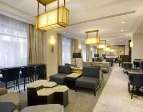 Lounge area at New York Hilton Midtown.