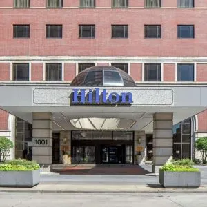 Entrance at Hilton Minneapolis.