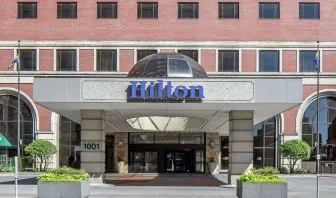Entrance at Hilton Minneapolis.