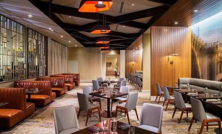 On-site restaurant at Hilton Minneapolis.