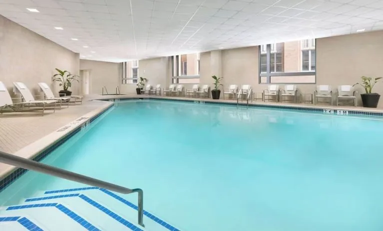 Refreshing indoor pool at The Westin Arlington Gateway.