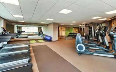 Fitness center at The Westin Arlington Gateway.