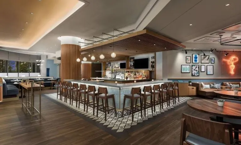 Hotel bar at The Westin Arlington Gateway.