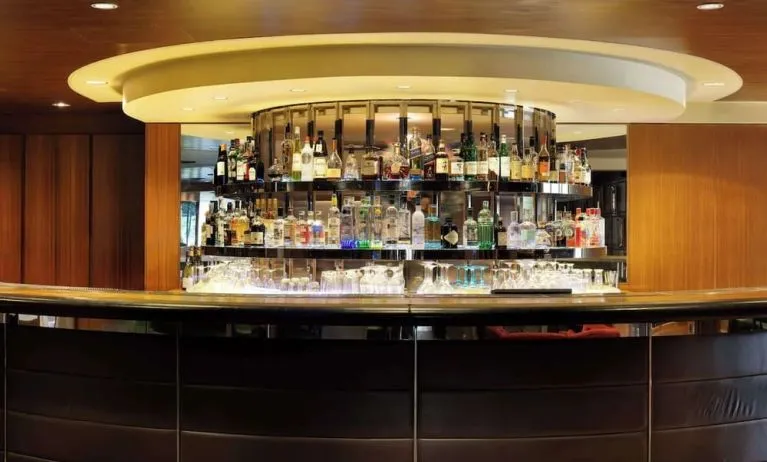 Hotel bar at Hilton London Syon Park.