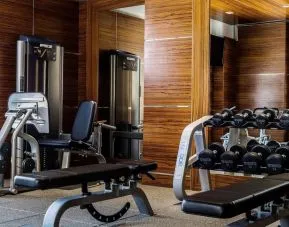 Fitness center at Hilton Dubai The Walk.