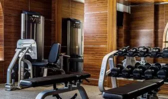 Fitness center at Hilton Dubai The Walk.