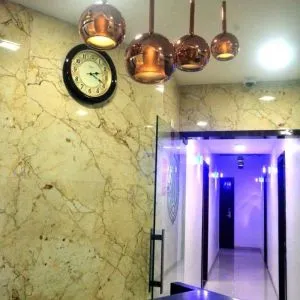 Hotel reception at THE BEST HOTEL MUMBAI.