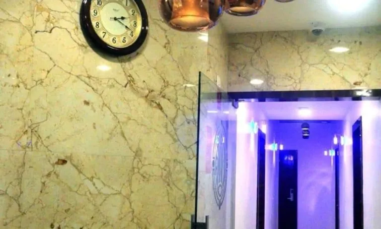 Hotel reception at THE BEST HOTEL MUMBAI.