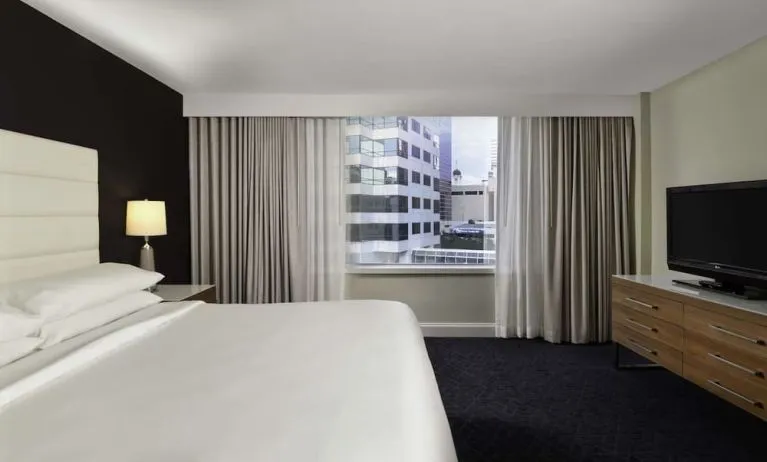 Day use king room at Hotel Tampa Riverwalk.