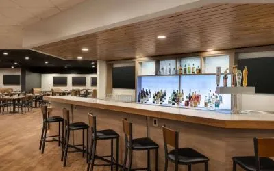 Hotel bar at DoubleTree By Hilton Fort Worth South.
