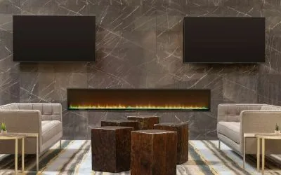 Lobby and lounge at DoubleTree By Hilton Fort Worth South.