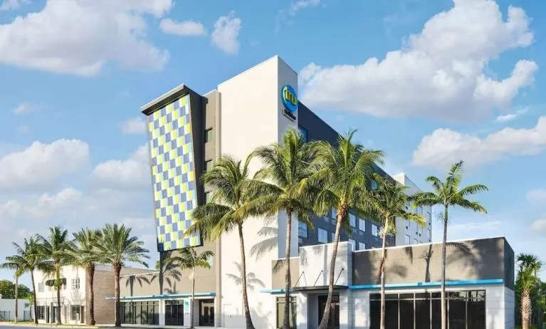 Hotel exterior at Tru By Hilton Ft. Lauderdale Airport.