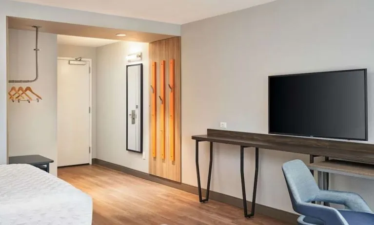King room with TV at Tru By Hilton Ft. Lauderdale Airport.