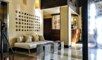 Lobby lounge at Hotel Chelsea, A South Beach Group Hotel.